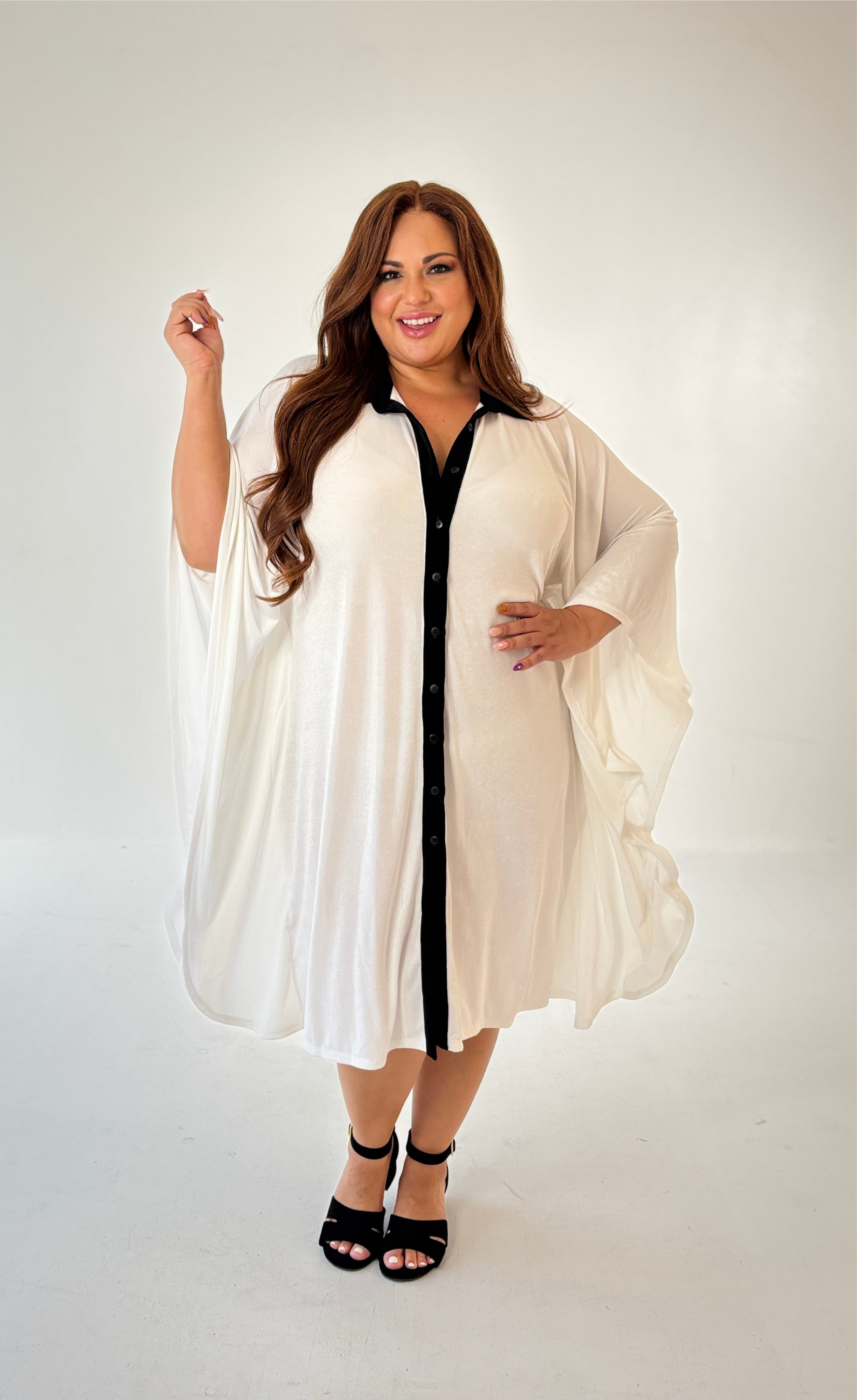 The Kimono Shirtdress
