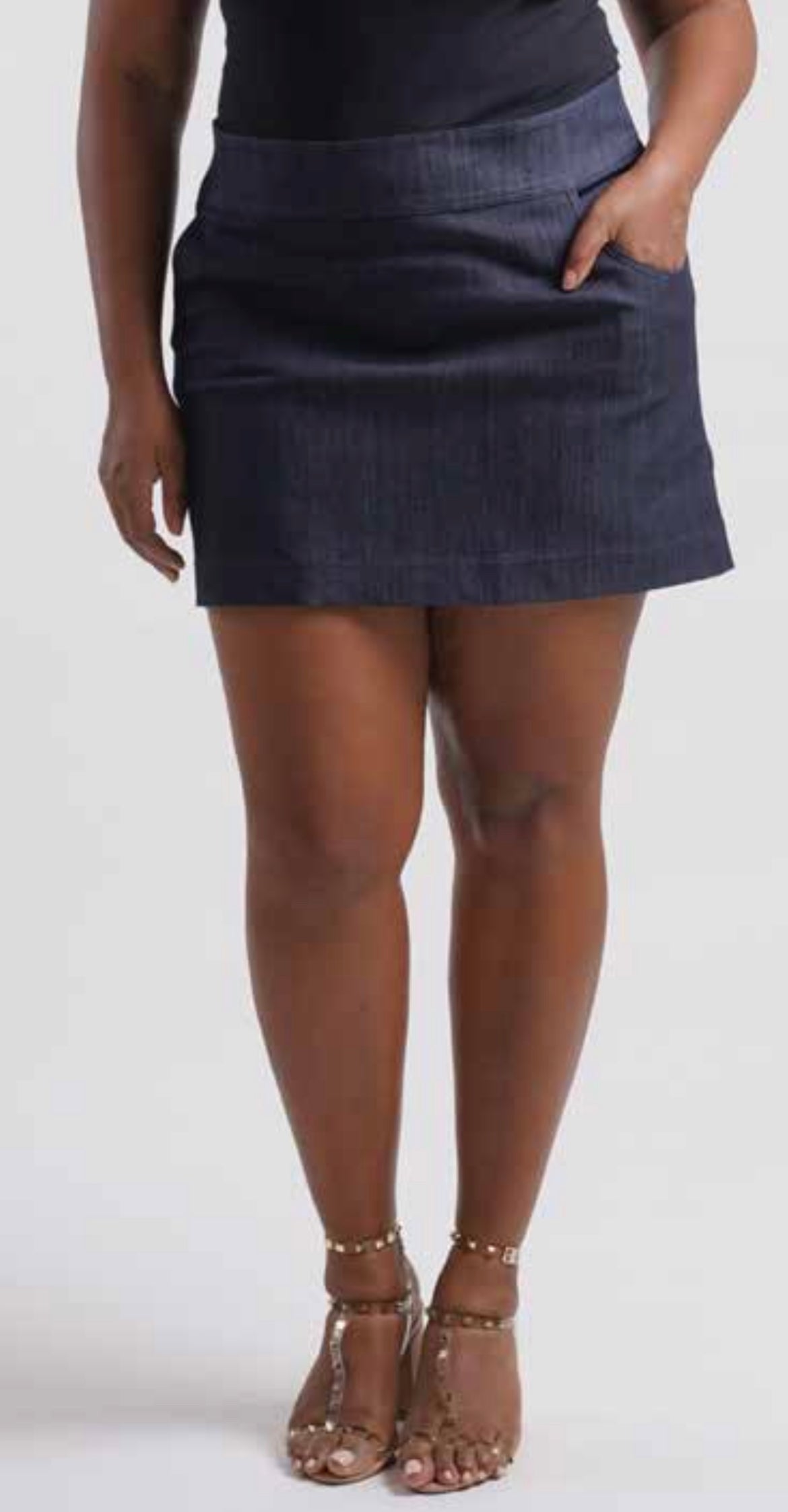 Denim Mini Skirt