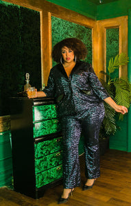 Midnight Sequin Tuxedo