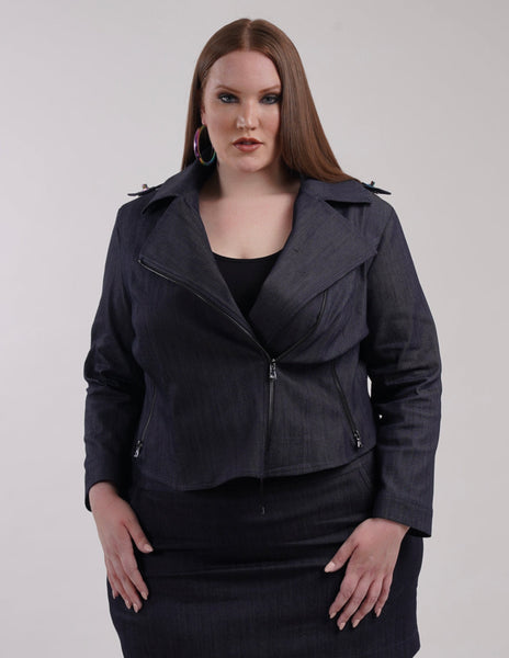 The Moto Jacket - Denim